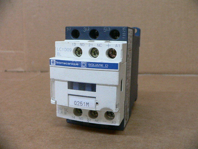 Telemecanique Square D Lc1d09bl Contactor 24V Coil - Fen Industrial